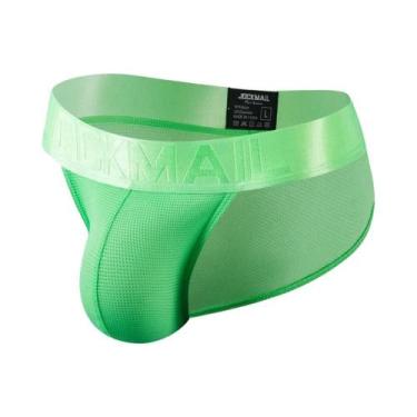 Imagem de Cuecas Sexy Masculinas De Secagem Rápida Em Nylon Com Malha, Estilo Bi