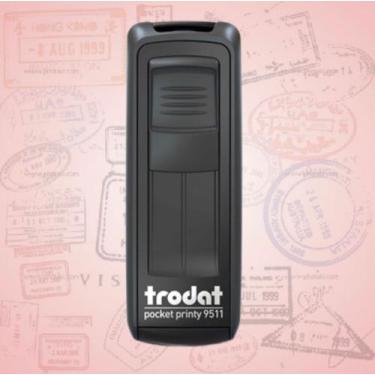 Imagem de Carimbo de bolso pocket Trodat, Preto