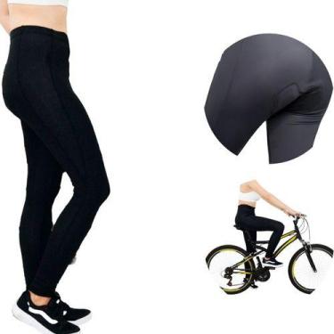 Imagem de Calça Ciclismo Bike Forro Gel Proteção Uv Acolchoada Térmica - Take Ca