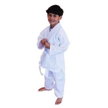 Imagem de Kimono Reforçado Com Faixa Branca Judô Jiu Jitsu Infantil Escolha a Co