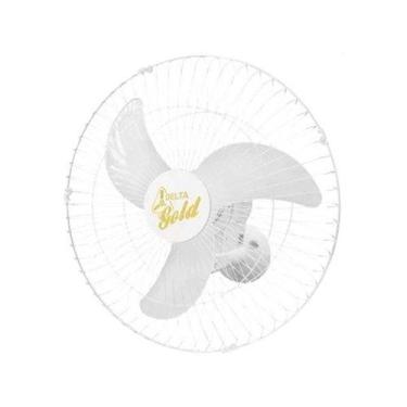 Imagem de Ventilador De Parede 60cm Oscilante Gold Branco Grade de Aço Branca 20
