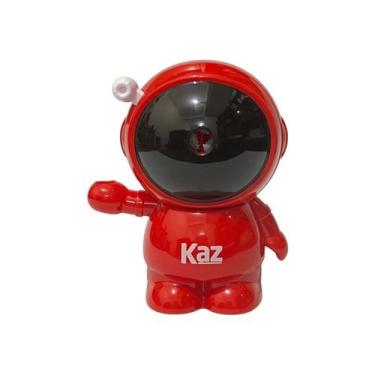 Imagem de Apontador De Mesa Manual Manivela Com Coletor Astronauta Vermelho Azul