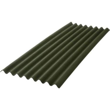 Imagem de Telha Clássica Fit Onduline Verde 200x75cm - P3806br - Onduline Telha 
