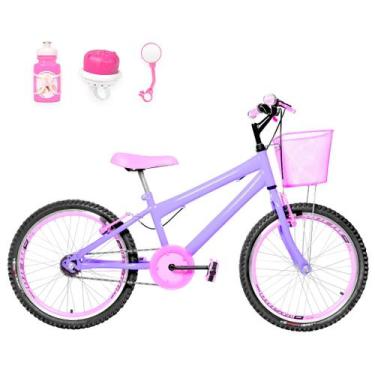 Imagem de Bicicleta Infantil Feminina Aro 20 Aero + Kit Passeio - FlexBikes, Lil