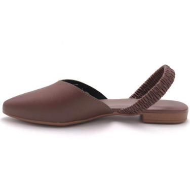 Imagem de Sapatilha Feminina Slingback Beira Rio 4134.446, Chocolate, 35
