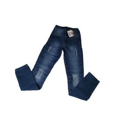 Imagem de Calça Jeans Infantil Feminina Lycra - Pekas Kids,  6