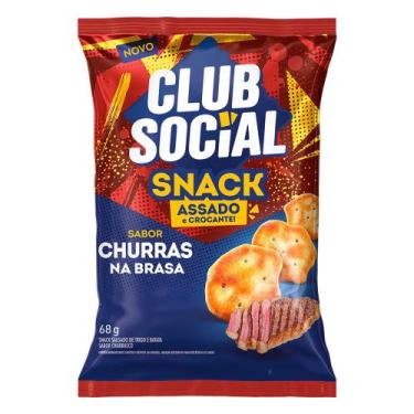 Imagem de Snack Club Social Assado Crocante Sabor Churras na Brasa 68g