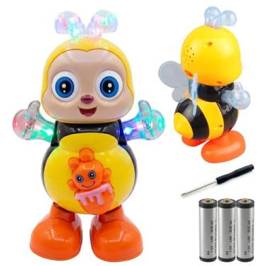 Imagem de Brinquedo Abelha Dançante Interativo com Movimento, Música e Luzes LED