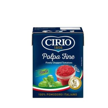 Imagem de Polpa Tomate Cirio Manjericão 390g