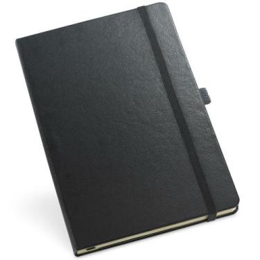 Imagem de Caderneta de Anotações 13,7x21cm 80 Folhas Sem Pauta - TopGet, Preto