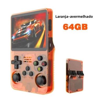 Imagem de Console De Jogos Retro ARKOS R36S 64GB 128GB Com Tela IPS De 3,5 Poleg