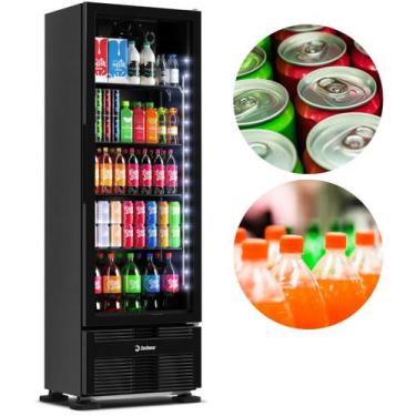 Imagem de Refrigerador Expositor Full Black 393 L Bivolt VRS13 S LED Imbera, Biv