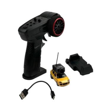 Imagem de Mini Carro RC FPV Com Câmera Wltoys 164 Controle Remoto Recarregável P