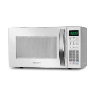 Imagem de Micro-ondas Bancada Mondial MO-01-21-W 21L 1200W com Display Digital e Menu Dia a Dia e Menu Kids e Trava de Segurança 110V