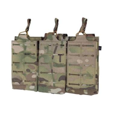 Imagem de Bolsa Tática Tripla Para Carregadores Molle Para 7.62 5.56mm AK M4 AR 