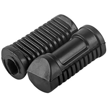 Imagem de KIMISS Apoio para os pés motocicleta com apoio para os pés de borracha para CG 125 + apoio para os pés de borracha apoio de pé com apoio de borracha apoio para os