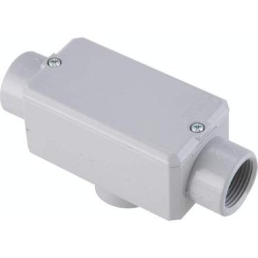 Imagem de Condulete Fixo ''TB'' 1/2'' com tampa/com rosca NPT/com pintura eletrostática a pó Caixas de derivação Tramontina 5610804