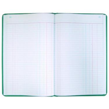 Imagem de National Record Book série Tuff, tela verde, capa dura, 29,8 cm x 18,4 cm, 500 páginas (A66500R)