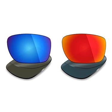 Imagem de Mryok 2 pares de lentes polarizadas de substituição para óculos de sol Oakley Turbine – opções