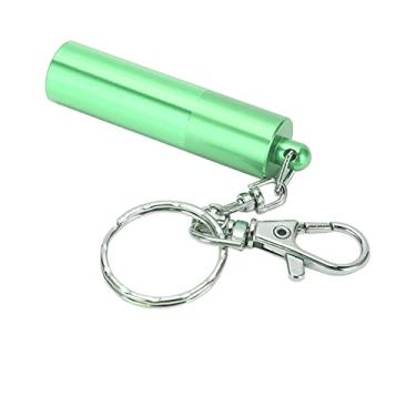 Imagem de Cue Tip Shaper, Snooker Cue Tip Tool portátil com chaveiro para bilhar(verde)