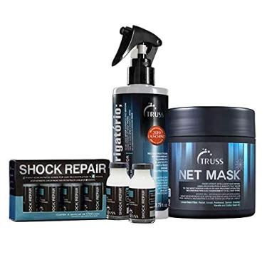 Imagem de Truss Uso Obg Reconstrutor 260ml + Net Mask + Shock Repair