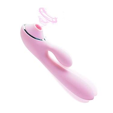 Imagem de Vibradores Para Clitóris e Sucção Estimulador de Mamilo com 10 Vibração 10 Sucção Zatla (Rosa)