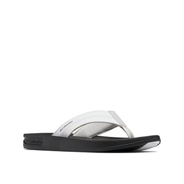 Imagem de Columbia Sandália esportiva feminina Hood River Flip, Branco/preto, 11