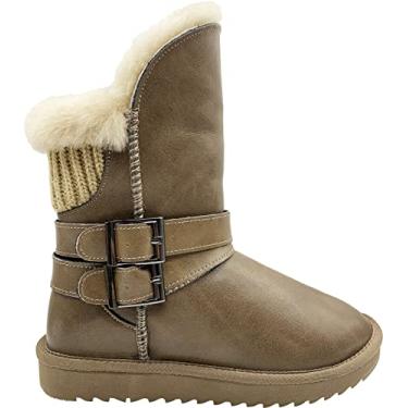 Imagem de ZEYIwearable Bota feminina Agatee de inverno quente, Chocolate, 6