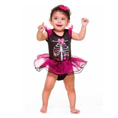 Fantasia Vestido Pirata Feminina Bebê Infantil Carnaval Halloween em  Promoção na Americanas