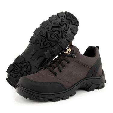 Imagem de Bota Coturno Adventure Masculino Cano Baixo Br2 Footwear Café