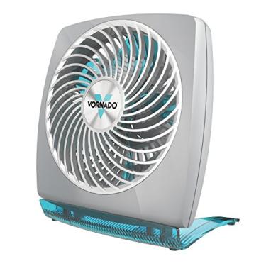 Imagem de Vornado Ventilador de circulação de ar pessoal FIT com design dobrável, fluxo de ar direcionável, tamanho compacto, perfeito para uso em viagens ou desktop, Aqua