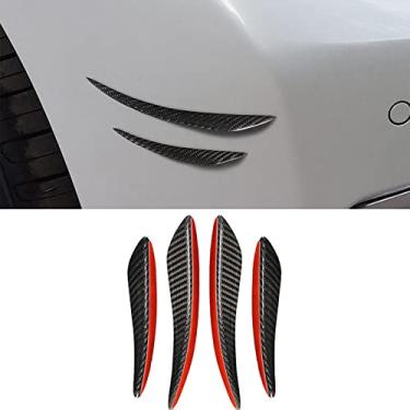 Imagem de JEZOE Decalque de cobertura de acabamento de decoração de faca de ar de fibra de carbono pára-choque dianteiro, para BMW E60 E90 F30 F10 E70 F15 E84 F20 Acessórios de carro