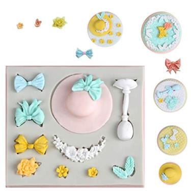 Imagem de Anyana mini chapéu moldes de assar fita de silicone Fondant moldes vinho taças Bolo Decoração Ferramentas Gumpaste cupcake topo decorações flor videira resina argila chocolate doces Moldes antiaderente fácil de usar