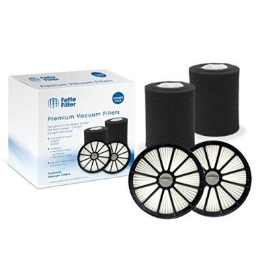 Imagem de Fette Filter - Remoção de pelos de animais de estimação compatível com Bissell 20871 e 2087. Compare com as peças # 1612637 e 1612631. (pacote com 2)