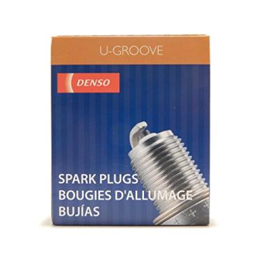 Imagem de 4 peças *NOVO* -- DENSO #3143 -- ranhura em U - velas de ignição padrão -- K16PR-L11