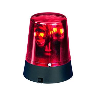 Imagem de Fun Express Luzes policiais mini farol vermelho 10,8 cm – Luz estroboscópica rotativa alimentada por bateria para crianças, decorações de festa e iluminação de emergência | Luz de sirene LED piscante