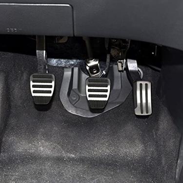 Imagem de JIERS Capa de pedal, para Nissan X Trail T31 2010-2013 Qashqai J10 2012-2015 Teana 2010-2014, pedais de freio a gás de aço inoxidável na capa do pedal