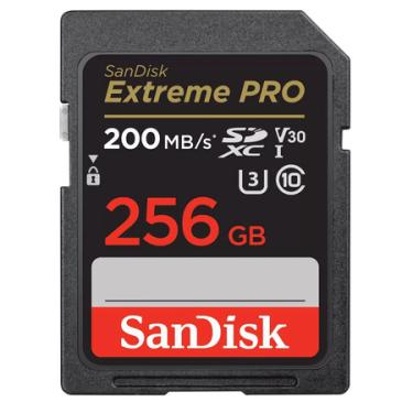 Imagem de Cartão SDXC 256Gb SanDisk Extreme Pro 200Mb/s 4K UHS-I / V30 / U3 / Classe 10