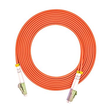 Imagem de Cabo de fibra óptica multimodo de 30 metros LC para LC Duplex 50/125 OM2 da Jeirdus LC-LC
