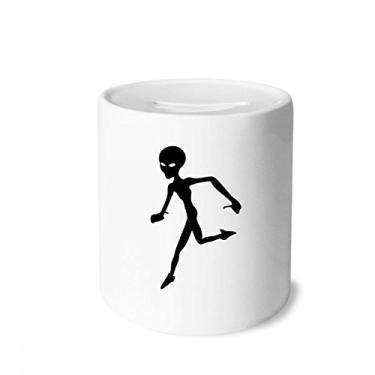 Imagem de DIYthinker Caixa de dinheiro alienígena para corrida universo e alienígena porta-moedas de cerâmica presente de cofrinho