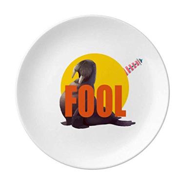 Imagem de Fools Tease Fools Prato Decorativo de Porcelana Salver Prato de Jantar