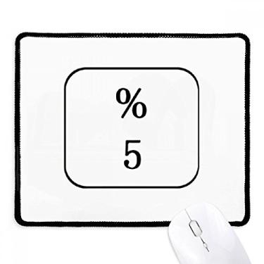 Imagem de Teclado Symbol 5 Mousepad Borda Costurada Tapete Borracha Gaming Pad
