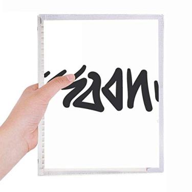 Imagem de Caderno de anotações em folhas soltas com citação divertida da Soon