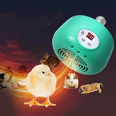 Imagem de Lâmpada De Aquecimento De Frango De 300 W, Luz Quente De Animal De Fazenda Com Controlador De Temperatura, Lâmpada De Calor De Réptil Para Aquecedor De Galinheiro De Tartaruga De Lagarto,Pleasant6