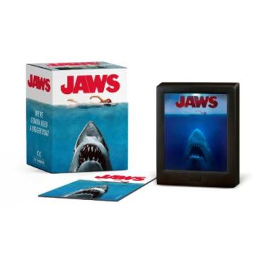Imagem de Mini Poster Jaws - Filme Tubarão - Shadow Box 3D Com Som E Luz - Rp Mi