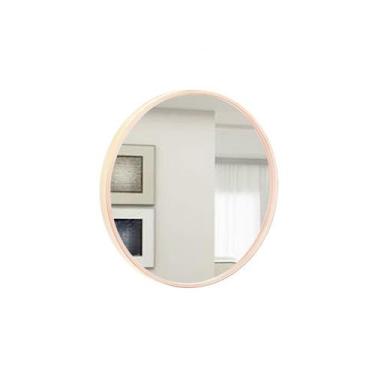 Imagem de Espelho Decorativo Round Externo Rosa 50 Cm Redondo - E2g Design