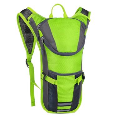 Imagem de Daconovo Mochila de hidratação mochila de caminhada de nylon mochila de bexiga de água ao ar livre para ciclismo corrida