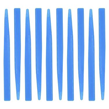 Imagem de Espátula de alginato para mistura de gesso plástico (azul, pacote com 10)