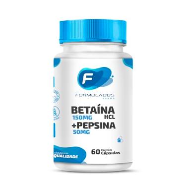 Imagem de Formulados Farma Cloridrato de Betaína 150 mg + Pepsina 50 mg 60 cápsulas