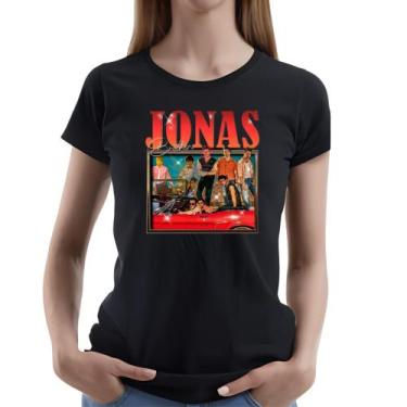 Imagem de Camiseta Baby Look Jonas Brothers 100% Algodão - Jmv Estamparia